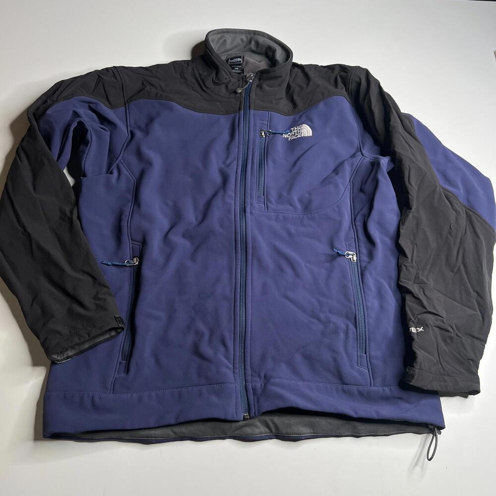 Vintage The North Face Apex Soft Shell Jacket Blue Gray Men’s Size L